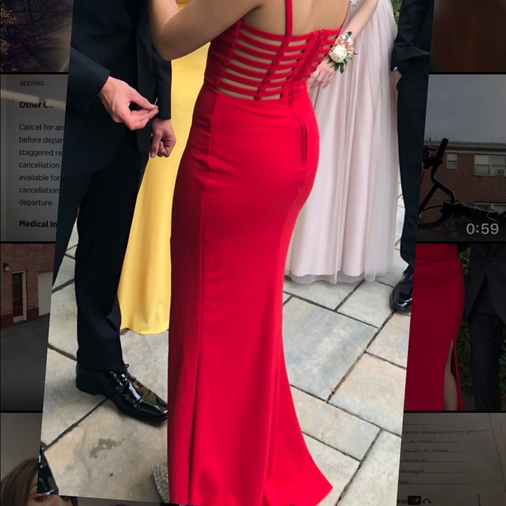 Red Prom Dress!! - Picture 2 of 2